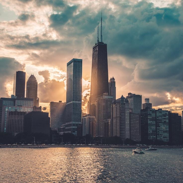 Sunset outdoors in United States